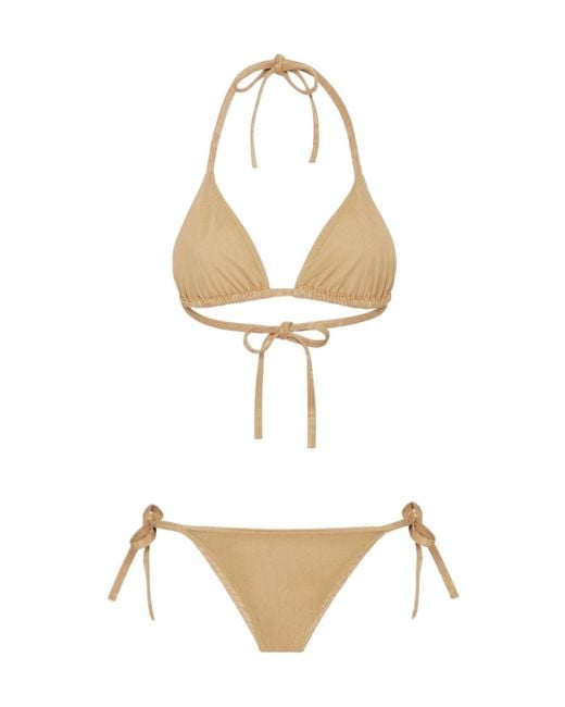 Fendi White Lycra Bikini