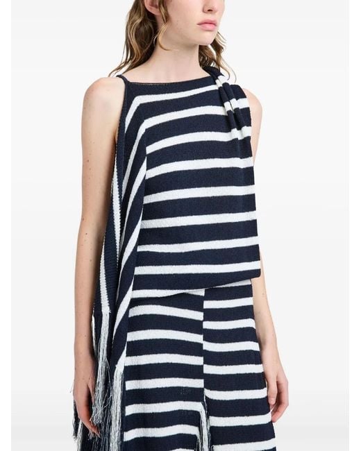 Proenza Schouler Blue Yves Tank Top