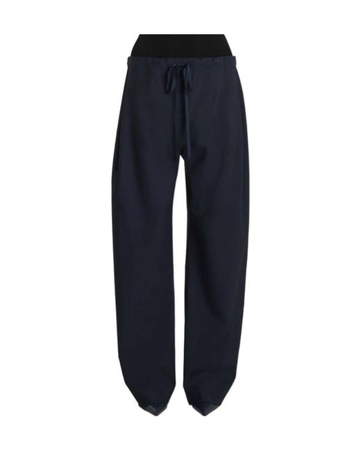 Khaite Blue Rohen Pants