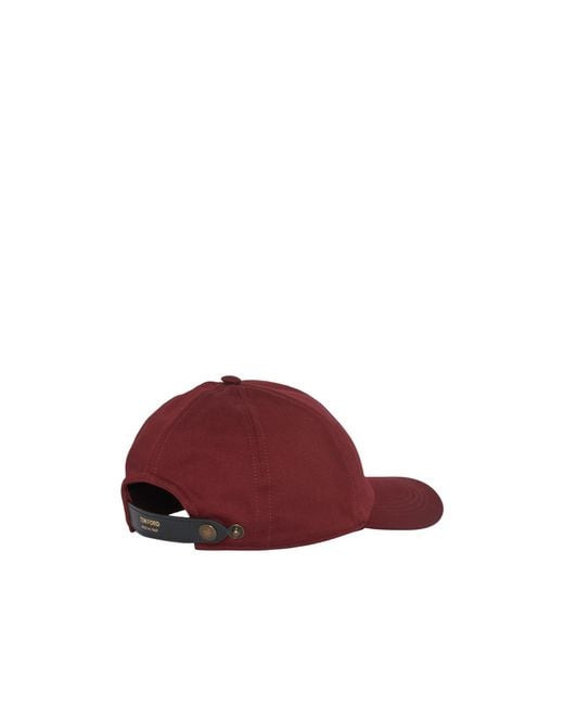 Tom Ford Logo Embroidered Baseball Cap for men