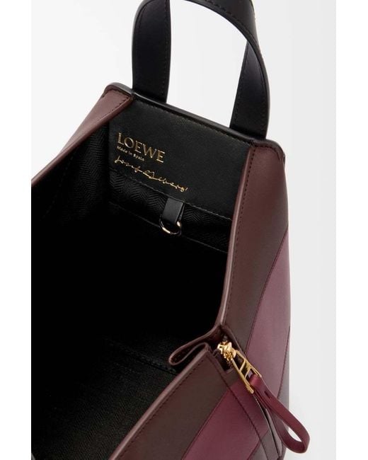Loewe Black X Albers Compact Hammock Bag