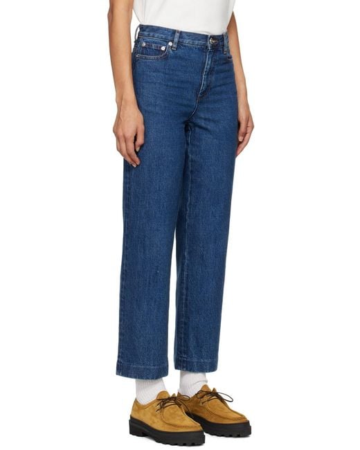 A.P.C. Blue Belt-Loop Jeans