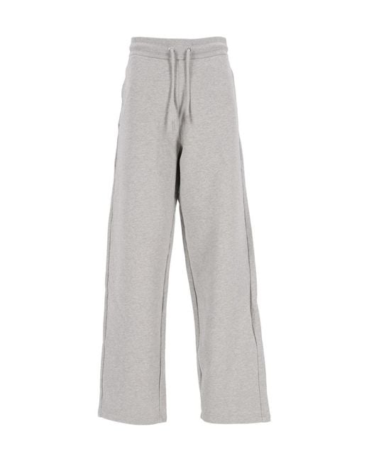 AMI Gray Drawstring Casual Pants