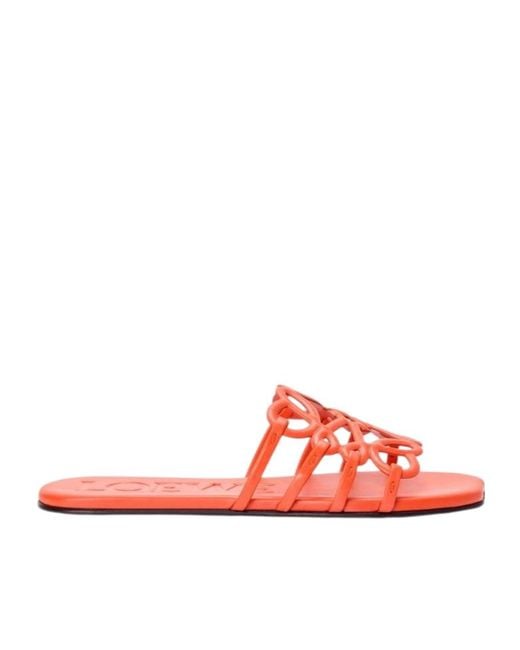 Loewe Red Petal Anagram Slides