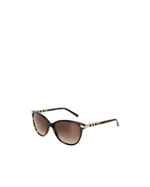 Burberry Metallic Round Sunglasses