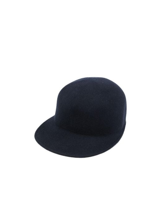 Fabiana Filippi Blue Dome-Shaped Hat