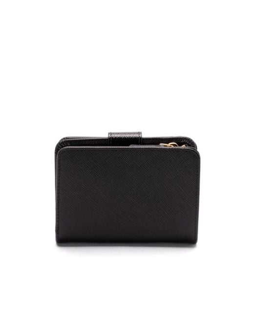 Prada Black Snap Wallet