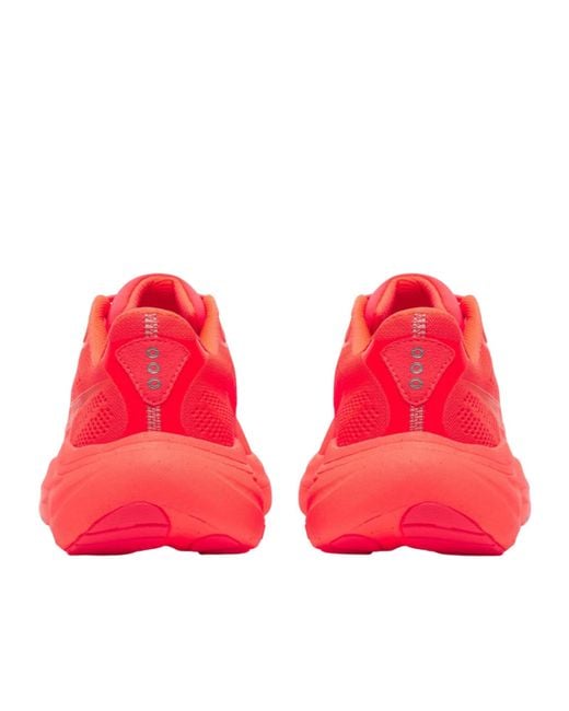 Saucony Red Round-Toe Sneakers