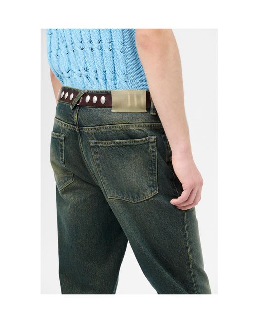 Our Legacy Green 70S Cut Straight Fit Jeans for men