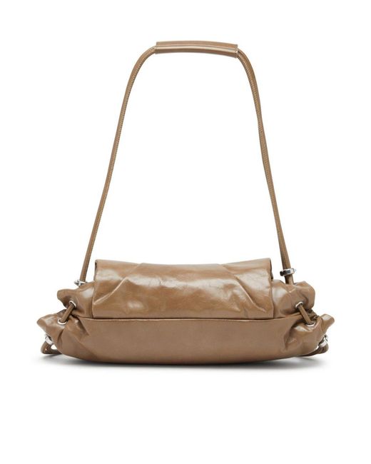 DIESEL Metallic Scrunch Shoulder Bag