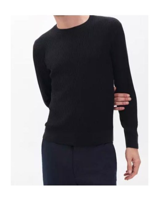 Rag & Bone Black Jayce Silk-Cotton Sweater for men