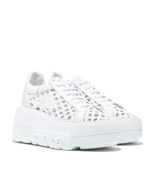 Casadei White Nexus Versilia Sneakers