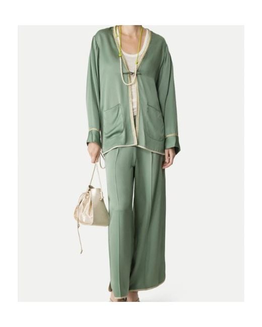Forte_forte Green Pocket Trim Jacket