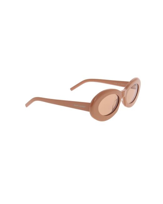 Saint Laurent Multicolor Eyewear Oval Frame Sunglasses