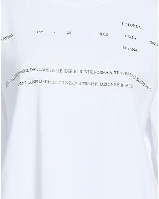 Sportmax White Casual Printed T-Shirt