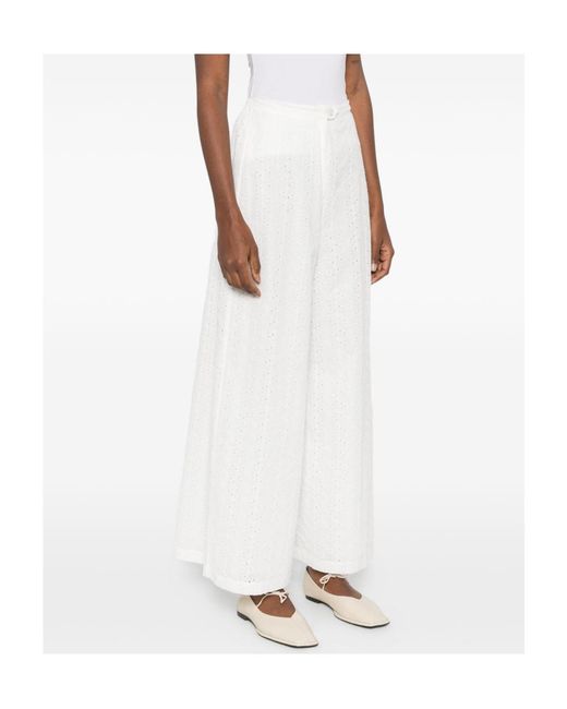 Forte_forte White Dot Trousers