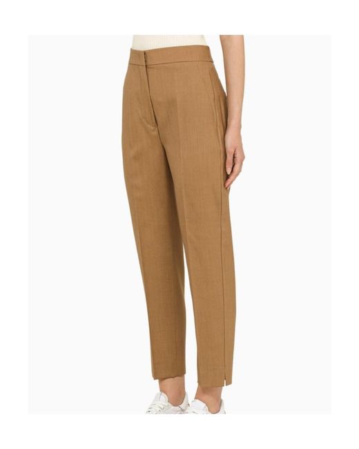 Max Mara Natural Tapered Trousers
