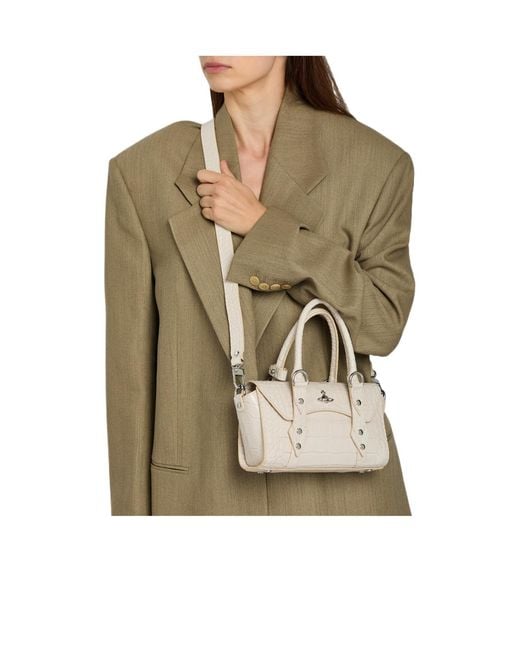 Vivienne Westwood Natural Leather Crossbody Bag