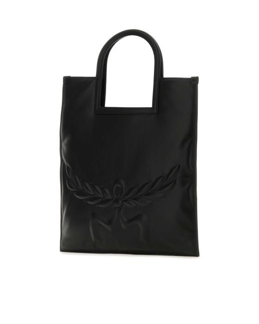 MCM Black Folding Todd Bag