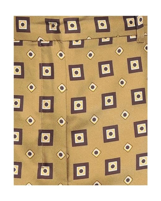 Max Mara Natural Versatile Geometric Pattern Sleep Pants