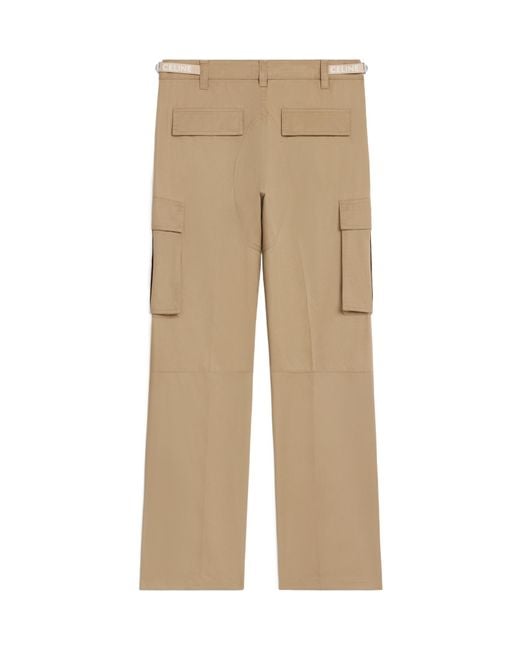 Céline Natural Technical Cotton Cargo Trousers for men