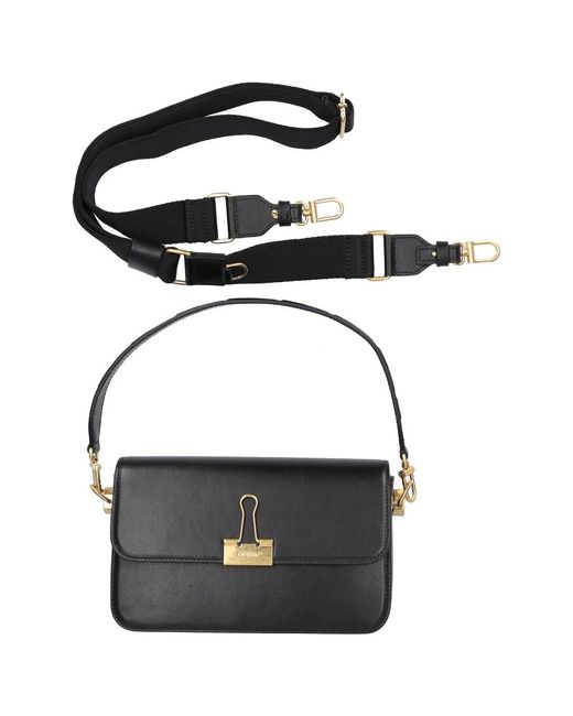 Off-White c/o Virgil Abloh Black Logo Strap Satchel
