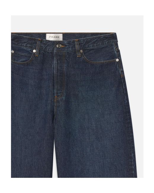 FRAME Blue Rigid Denim Low Slung Rise