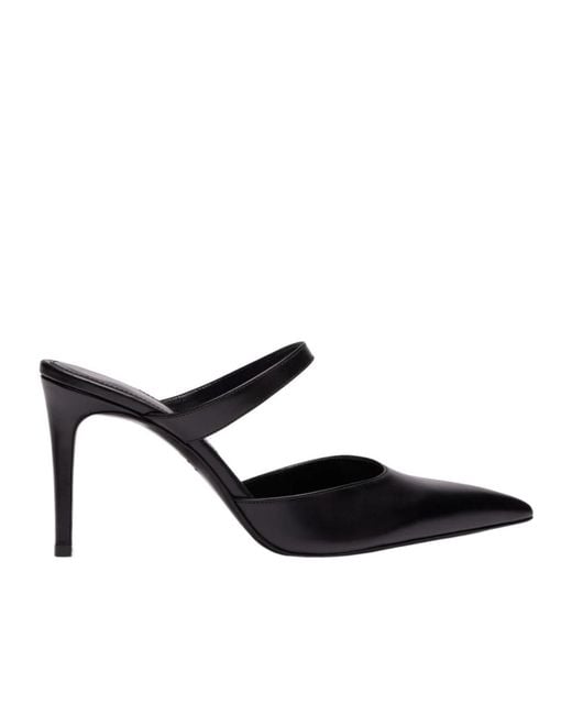 Stuart Weitzman Black Stuart Power Mule 85