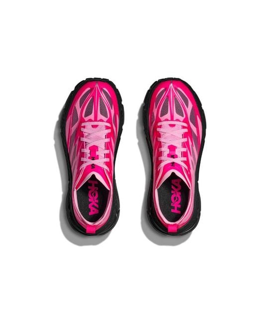 Hoka One One Pink Mafate Speed 4 Lite Lace-Up Sneakers for men