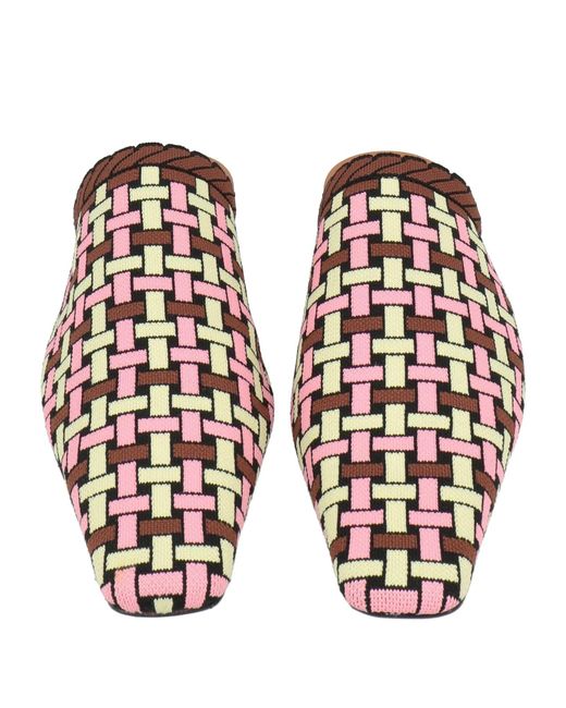 Marni Brown Knitted Mules
