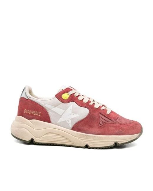 Golden Goose Deluxe Brand Pink Running Sole Sneakers