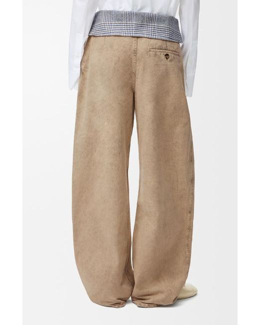 Loewe Natural Wide-Leg Trousers