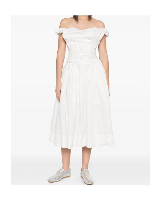 Vivienne Westwood White Sunday Floral Dress