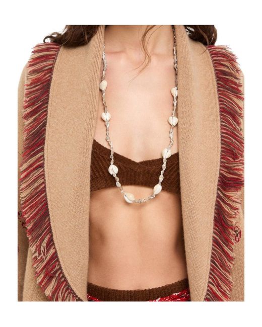 Alanui White Woven Necklace