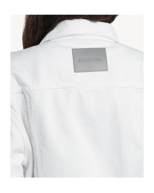 Balenciaga White Wings Classic Boxy Jacket