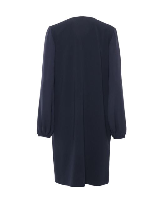 Max Mara Blue Midi Dress