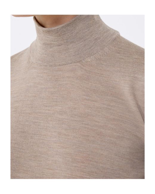 Max Mara Multicolor High-Neck Short-Sleeved Knitwear