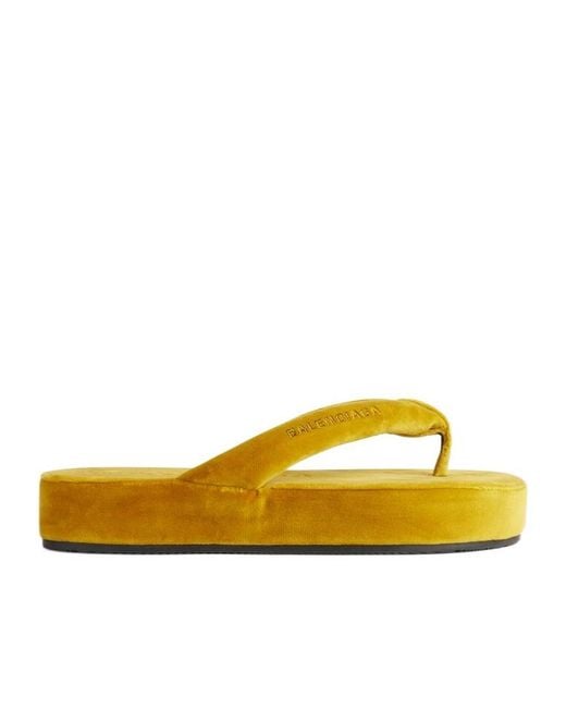 Balenciaga Yellow Jet Lag Thongs