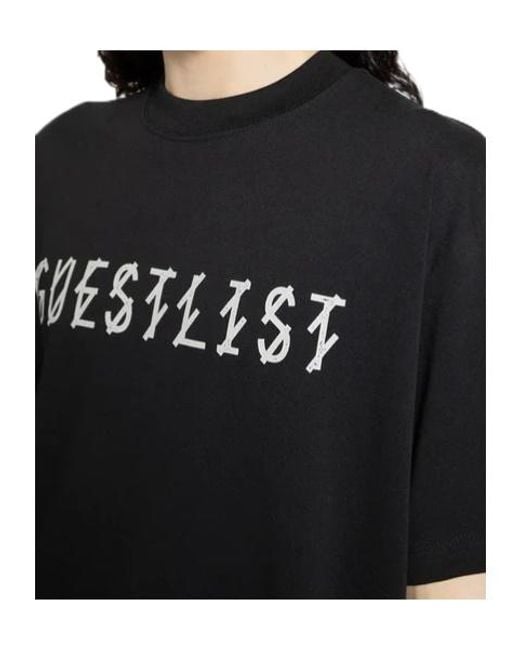 44 Label Group Black Graphic Printed T-Shirt for men