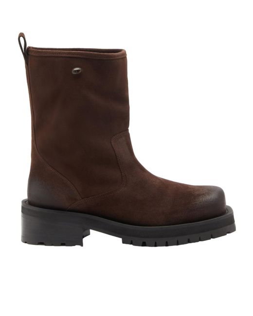 DIESEL Brown D-Texan Bk Boots for men