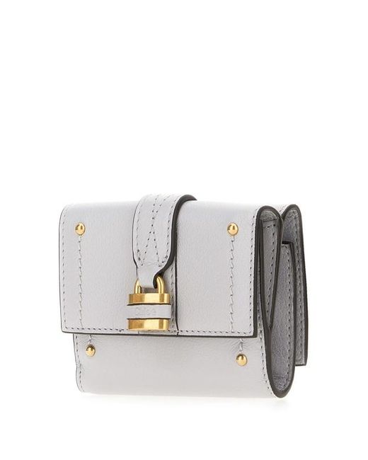 Chloé White Mini Paddington Wallet
