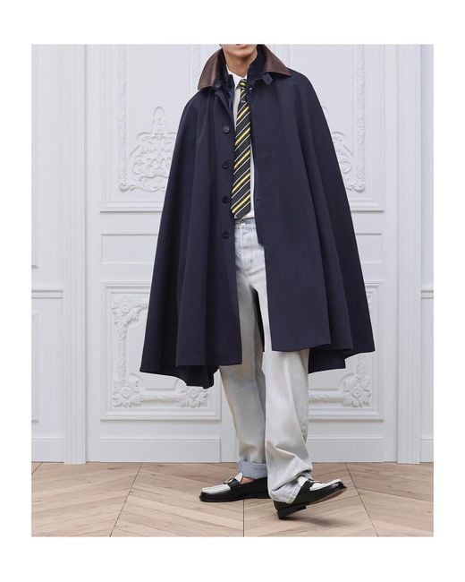 Dior Blue Coat With Embroidery for men