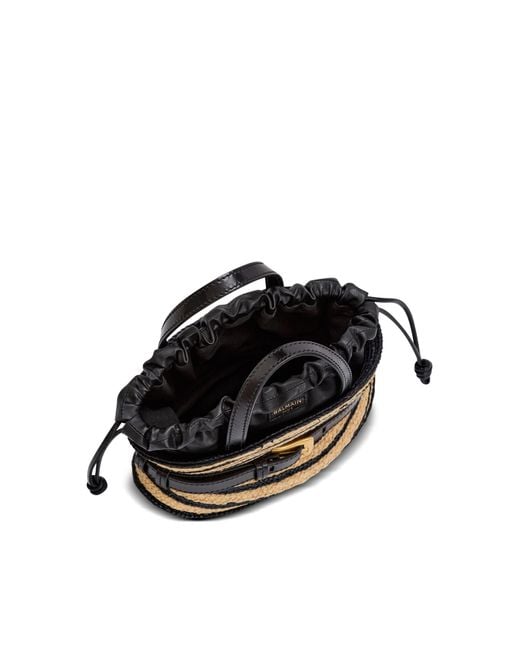 Balmain Black Mini Shuffle Bag