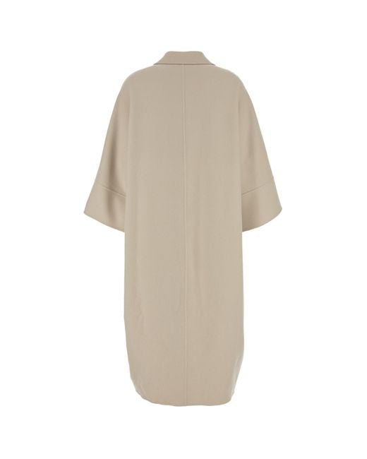 Dior Natural Single Breasted Coat