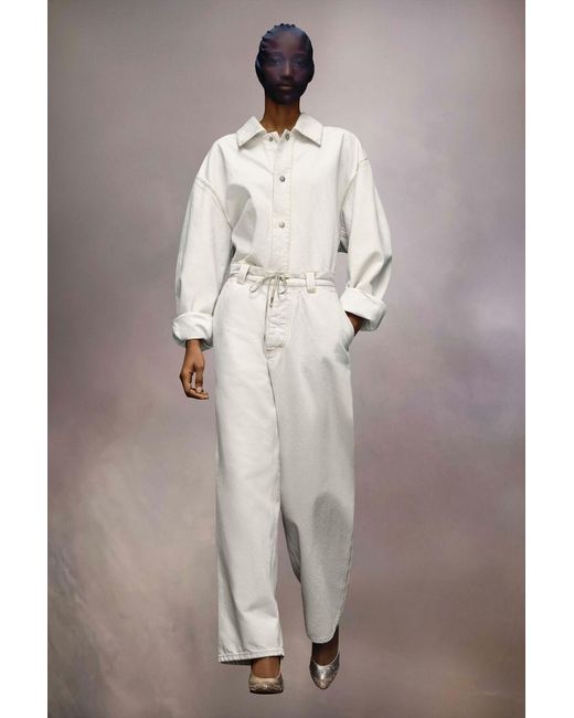 Maison Margiela White Wide-Leg Jeans