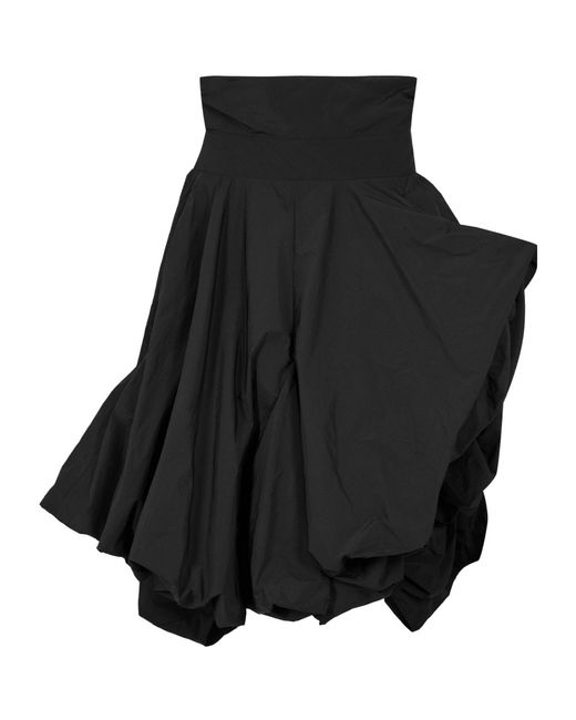 Magda Butrym Black Versatile And Wearable Midi Skirt