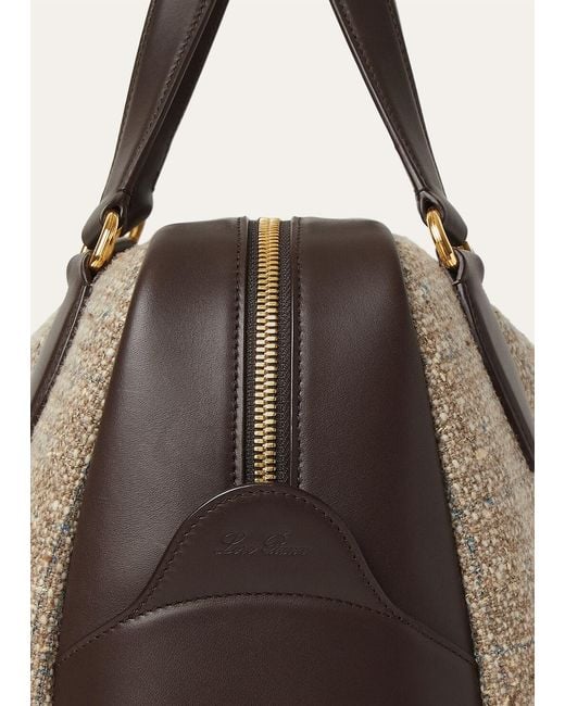 Loro Piana Brown Needle Medium Handbag