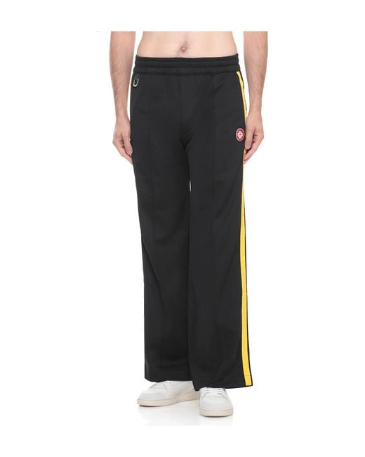 Casablanca Black Contrast-Stripe Pants for men