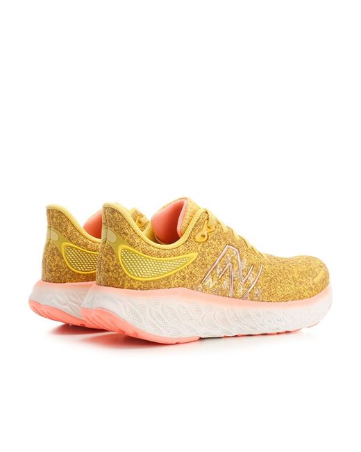 New Balance Yellow Fresh Foam Lace-Up Sneakers
