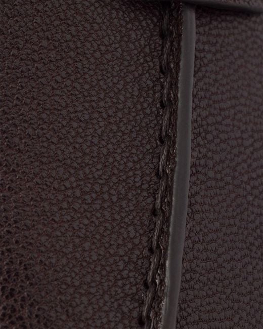 Prada Brown Leather Loafers for men